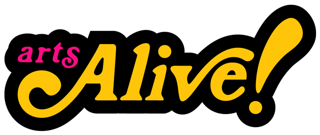 arts alive logo primary half